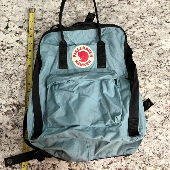 Fjallraven Kånken Sky Blue and Black Backpack - Picture 2 of 6
